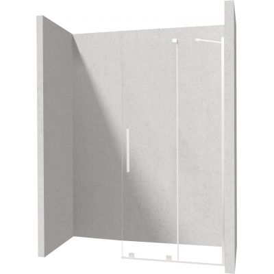 Deante Prizma ścianka prysznicowa walk-in 120 cm biały mat/szkło przezroczyste KTJ_A32R