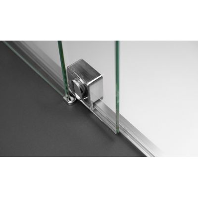 Deante Prizma ścianka prysznicowa walk-in 140 cm stal szczotkowana/szkło przezroczyste KTJ_F34R