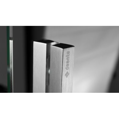 Deante Prizma ścianka prysznicowa walk-in 140 cm stal szczotkowana/szkło przezroczyste KTJ_F34R