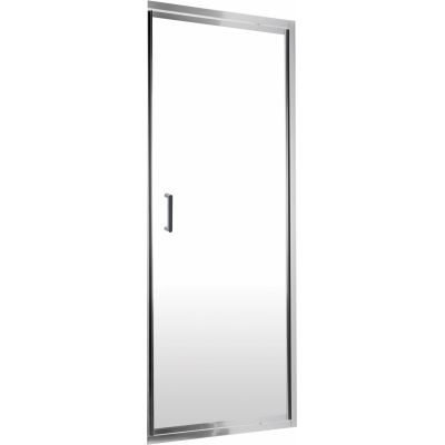 Deante Flex drzwi prysznicowe 80 cm wnękowe chrom/szkło przezroczyste KTL012D