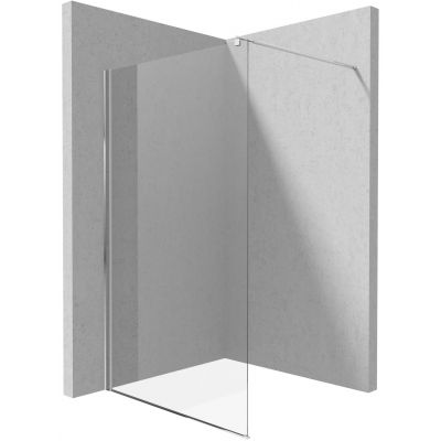 Deante Kerria Plus Walk-In ścianka prysznicowa 120 cm wolnostojąca chrom/szkło przezroczyste KTS032P