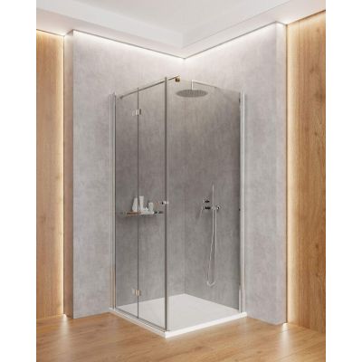 Deante Kerria Plus drzwi prysznicowe 80 cm chrom/szkło przezroczyste KTSX042P