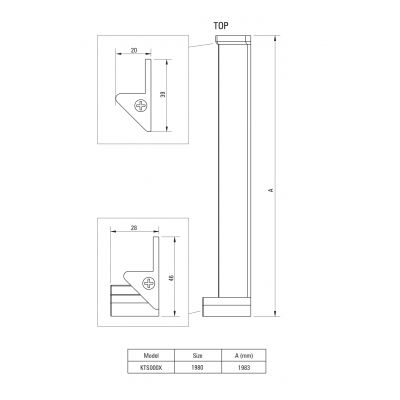 Zestaw Deante Kerria Plus drzwi prysznicowe 100 cm z profilem wnękowym chrom/szkło przezroczyste (KTSX043P, KTS000X)