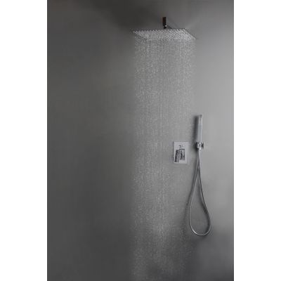 Deante Anemon zestaw prysznicowy podtynkowy z deszczownicą chrom NAC09AP