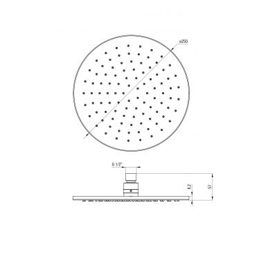 Deante Cascada słuchawka prysznicowa biała NAC_691K