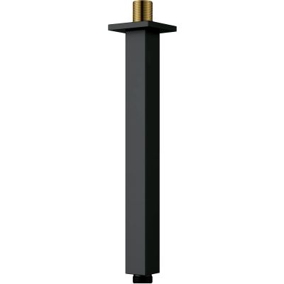 Deante Cascada ramię prysznicowe 25 cm sufitowe czarny mat NACN48K