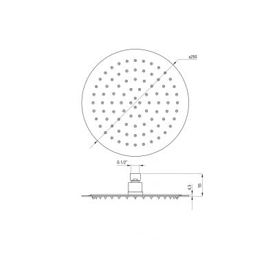 Deante Silia zestaw prysznicowy podtynkowy z deszczownicą biały mat NQS_A0YK