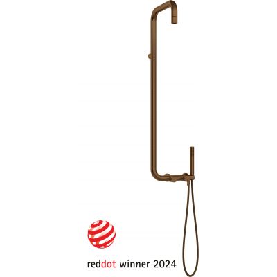 Deante Silia zestaw prysznicowy ścienny mosiądz NQS_C4XM