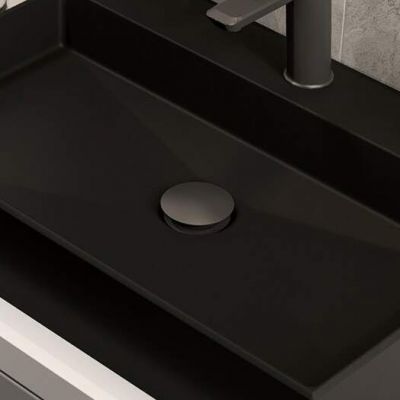 Deante Click-Clack korek do umywalki click-clack titanium NHCD10U