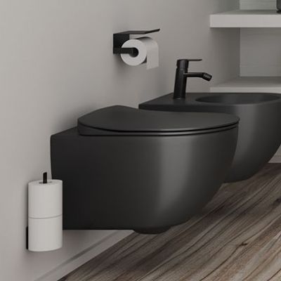 Deante Peonia miska WC z deską wolnoopadającą wisząca bez kołnierza CDEDDZPW