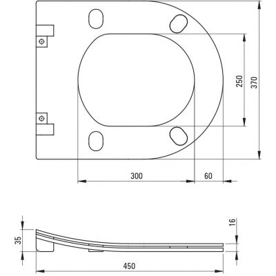 Deante Silia zestaw stelaż z miską, deską i przyciskiem CDLN6ZPW