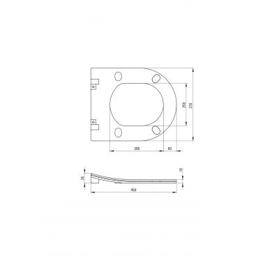 Deante Silia zestaw stelaż z miską, deską i przyciskiem CDLS6ZPW