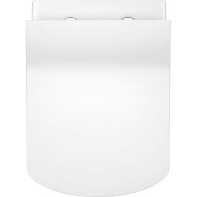 Zestaw Deante Anemon Zero miska WC wisząca bez kołnierza z deską sedesową wolnoopadającą slim biały (CDZ6ZPW, DCDZ6ZOZ)