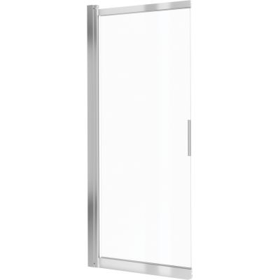 Deante Prizma parawan nawannowy 98,1 cm 2-częściowy chrom połysk/szkło przezroczyste KTJ_073R