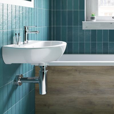 Deante Jasmin umywalka 45x36 cm półokrągła biała CDJ6U4W