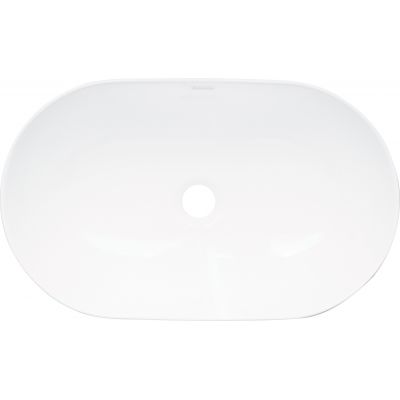 Deante Peonia umywalka 50x30 cm nablatowa owalna biała CDE6U5S