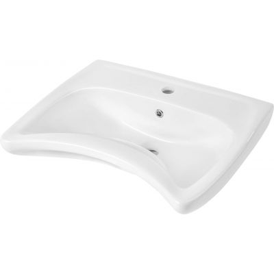 Deante Vital umywalka 60,5x49,5 cm prostokątna dla niepełnosprawnych biała CDV_6U6W