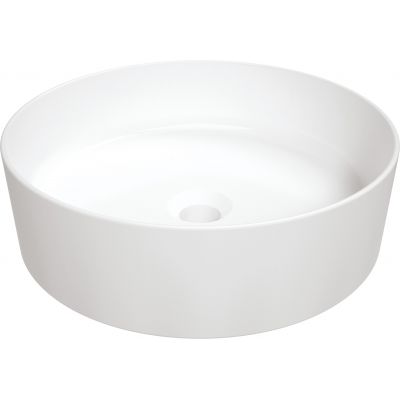 Deante Round umywalka 40x40 cm okrągła nablatowa biała CGR_6U4S