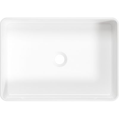 Deante Square umywalka 50,5x35,5 cm prostokątna nablatowa biała CGS_6U5S