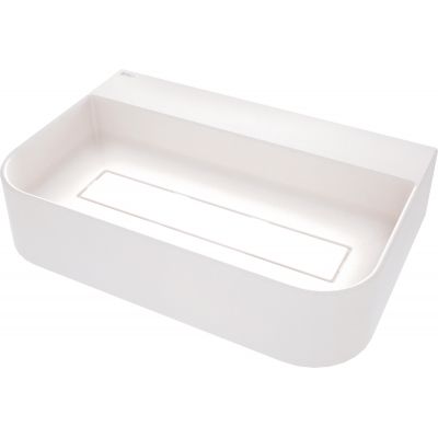 Deante Arnika umywalka 60,5x40,5 cm nablatowa biała CQA_AU6S