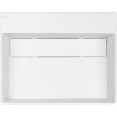 Deante Correo umywalka 50x40 cm prostokątna nablatowa biała CQR_AU5M