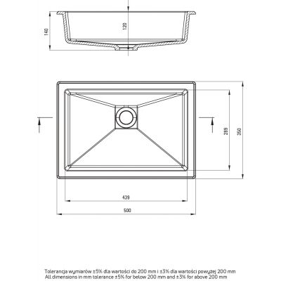 Deante Correo umywalka 50x35 cm prostokątna wpuszczana-podblatowa biała CQR_AU5U