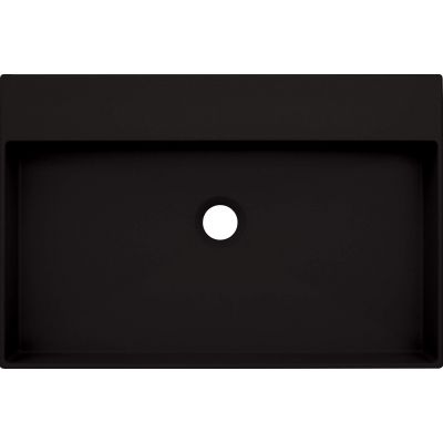 Zestaw Deante Correo umywalka z konsolą 60 cm stojącą czarny mat (CQRNU6S, CKCN60A)