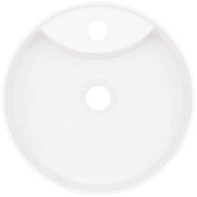 Deante Silia umywalka 36x36 cm okrągła biała CQS_AU4B
