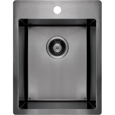 Deante Olfato zlewozmywak stalowy 50,5x39 cm titanium ZPO_D10E