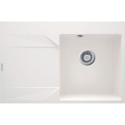 Deante Evora zlewozmywak granitowy 76x50 cm biały ZQJ_A11L