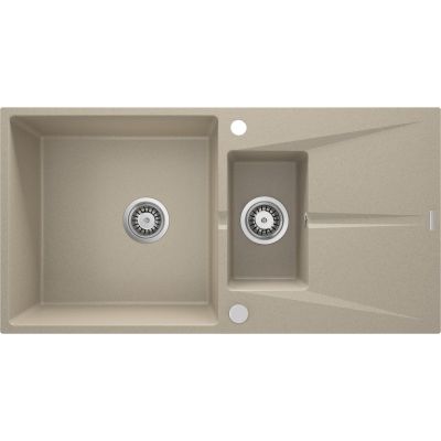 Deante Corio zlewozmywak granitowy 97x50 cm beżowy ZRC_7513