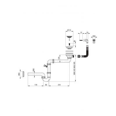 Deante Leda zlewozmywak granitowy 67x44 cm szary metalik ZRD_S113