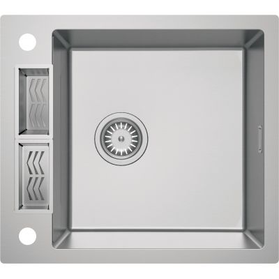 Deante Magnetic zlewozmywak stalowy 56x50 cm stal szczotkowana ZRM_0103