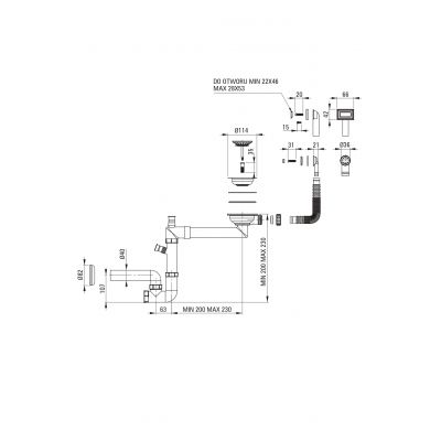 Deante Magnetic zlewozmywak stalowy 56x52 cm stal szczotkowana ZRM_010A