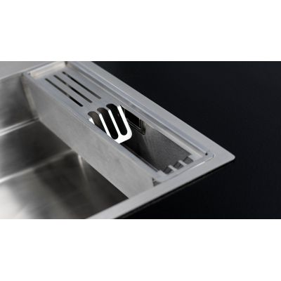 Deante Magnetic zlewozmywak stalowy 76x52 cm stal szczotkowana ZRM_010B