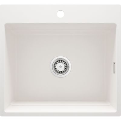 Deante Magnetic zlewozmywak granitowy 56x52 cm biały ZRM_A10A