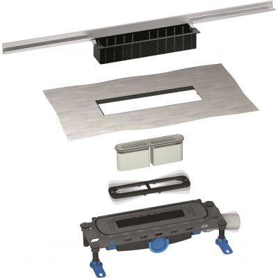 Dallmer CeraWall Individual rynna odpływu liniowego 90 cm stal nierdzewna 535207