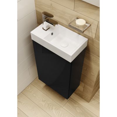 Elita Young Basic umywalka z szafką 40,2 cm czarną RE163070003510
