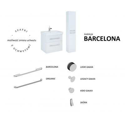 Elita Barcelona szafka 80 cm podumywalkowa wisząca biały połysk 164344