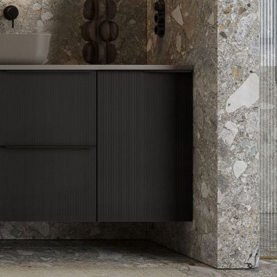 Elita Soho szafka 40x52,4x63,5 cm boczna wisząca black matt RE080402047160