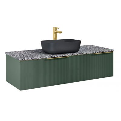 Elita Soho Slim szafka 120x45,3x31,8 cm podumywalkowa wisząca forest green matt RE081204047010