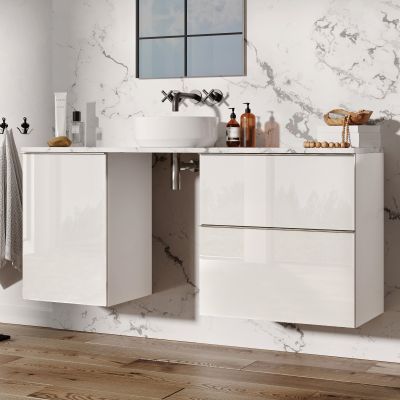 Elita Look szafka 40x44,9x63,5 cm boczna wisząca biała RE080402028060