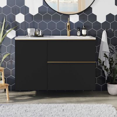 Elita Look szafka 40x44,9x63,5 cm boczna wisząca black matt RE080402027160