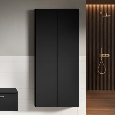Elita For All szafka 40x12,6x180 cm boczna wisząca black matt RE030400067160
