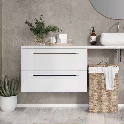 Elita Kwadro Plus uchwyt do szafki chrom połysk RE120600020040