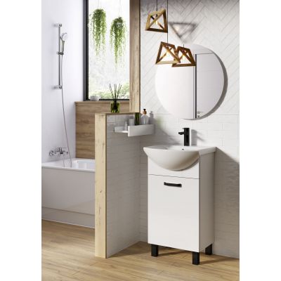 Elita Sunn umywalka z szafką 45,5x44,3 cm biały połysk RE169190008060