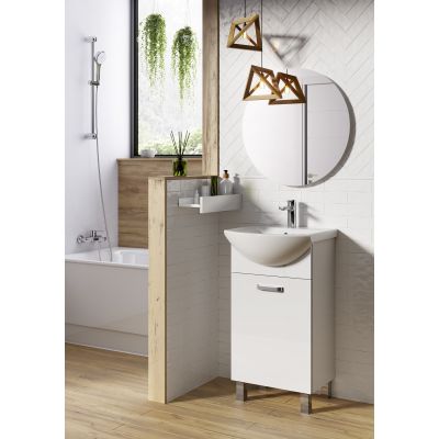 Elita Sunn umywalka z szafką 45,5x44,3 cm biały połysk RE169190008060