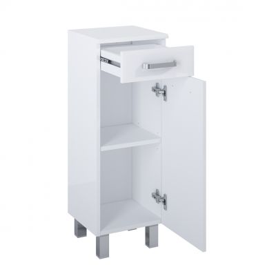 Elita Sunn szafka 30,1x29,6x84,1 cm boczna stojąca biały połysk RE169197008060