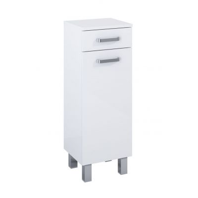 Elita Sunn szafka 30,1x29,6x84,1 cm boczna stojąca biały połysk RE169197008060