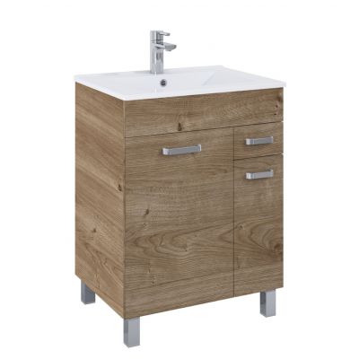 Elita Sunn umywalka z szafką 60 cm dąb canela RE169212007050